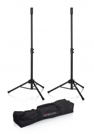 FRAMEWORKS MINI SPEAKER STAND PAIR W/ CARRY BAG