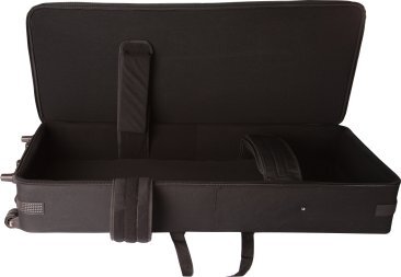 RIGID EPS FOAM LIGHTWEIGHT CASE W/ WHEELS FOR 88 NOTE KEYBOARDS; REDUCED DEPTH