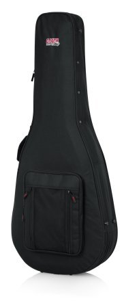 RIGID EPS POLYFOAM LIGHTWEIGHT CASE FOR 12-STRING DREADNOUGHT GUITARS