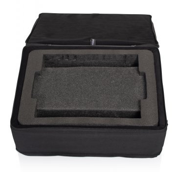 CUSTOM FOAM-CUT LIGHTWEIGHT CASE FOR RODECASTER PRO PODCAST MIXER & TWO MICROPHONES