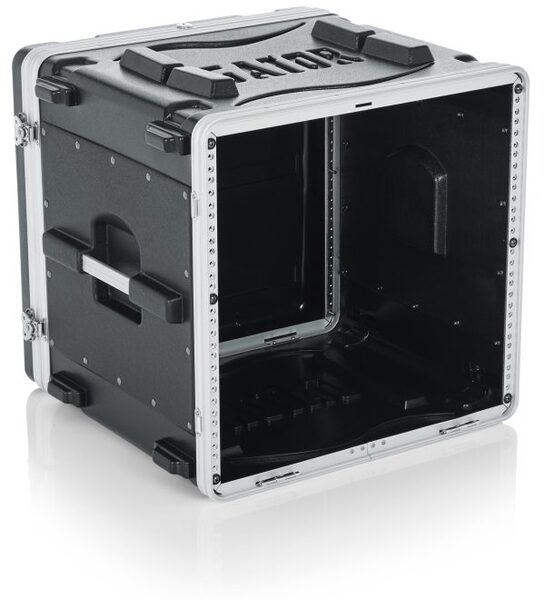 MOLDED PE RACK CASE; FRONT, REAR RAILS; 10U; 19" DEEP; LOCKING