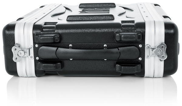 MOLDED PE RACK CASE; FRONT, REAR RAILS; 2U; 14.25" DEEP