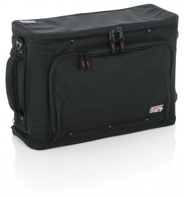 2U LIGHTWEIGHT ROLLING RACK BAG WITH RETRACTABLE TOW HANDLE, ALUMINUM FRAME AND PE REINFORCEMENT