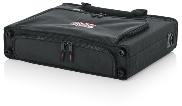 2RU RACK BAG;  PADDED NYLON OVER PLYWOOD CONSTRUCTION; LARGE OUTSIDE ACCESSORY POCKETS/ BLACK