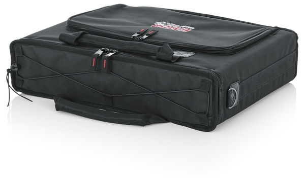 2RU RACK BAG;  PADDED NYLON OVER PLYWOOD CONSTRUCTION; LARGE OUTSIDE ACCESSORY POCKETS/ BLACK