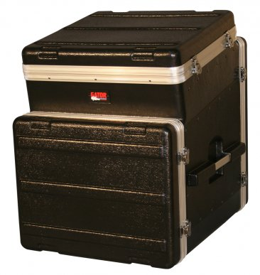 ATA MOLDED PE SLANT TOP CONSOLE RACK; 10U TOP; 8U BOTTOM