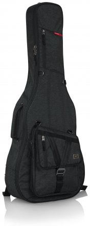 TRANSIT SERIES ACOUSTIC GUITAR GIG BAG WITH CHARCOAL EXTERIOR