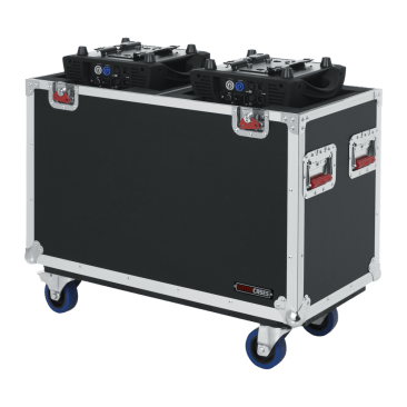 G-TOUR FLIGHT CASE FOR TWO 250-STYLE MOVING HEAD LIGHTS