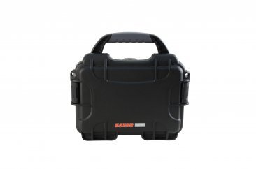 BLACK WATERPROOF INJECTION MOLDED CASE, WITH INTERIOR DIMESIONS OF 7.4 X 4.9 X 3.1 INCHES.DICED FOAM