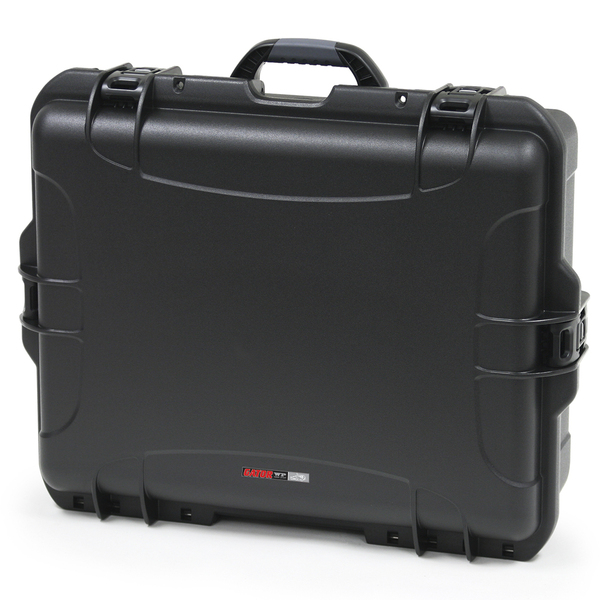 BLACK WATERPROOF INJECTION MOLDED CASE WITH INTERNAL DIVIDER SYSTEM, INTERIOR DIMS 22" X 17" X 8.2"