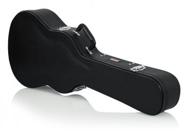 HARD-SHELL WOOD CASE FOR 3/4-SIZE ACOUSTIC GUITARS