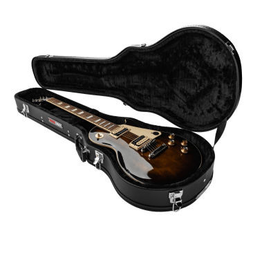 HARD-SHELL WOOD CASE FOR SINGLE-CUTAWAY GUITARS SUCH AS GIBSON LES PAUL®