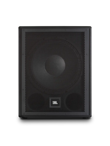 JBL IRX115S 15" POWERED SUBWOOFER, POWER RATING: 1,300W, MAX SPL: 128 DB, 35 HZ – 147 HZ