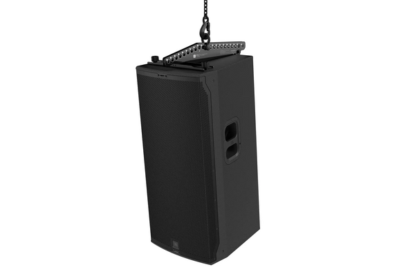 ACOUSTICALLY THREE-WAY, DUAL 12-INCH POWERED POINT-SOURCE SPEAKER, 3-WAY, 90 X 60