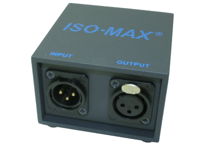 SINGLE CHANNEL ISOLATOR WITH EXTENDED LOW FREQUENCY RESPONSE FOR PRO AUDIO SUBWOOFERS