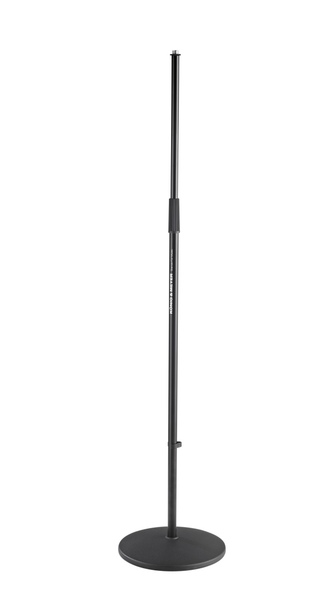 26140   MICROPHONE STAND - HEAVY DUTY   BLACK, 12 INCH ROUND BASE