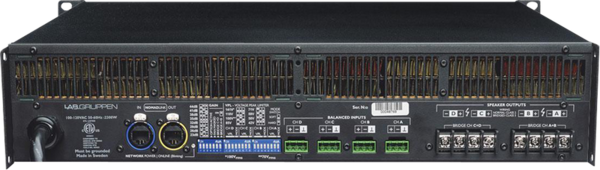500W 4CH AMP WITH NOMADLINK NETWORK MONITORING & DEDICATED CONTROL FOR INSTALL