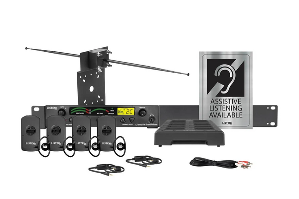 LISTEN IDSP PRIME LEVEL III STATIONARY RF SYSTEM PACKAGE (216 MHZ) - 1 TRANSMITTER WITH 4 RECEIVERS