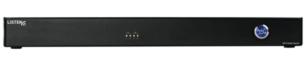 LISTENWIFI 4 CHANNEL WI-FI AUDIO SERVER -4 CH AUDIO FOR UP TO 500 USERS, TO SMARTPHONES OR RECEIVERS