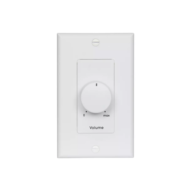 ATTENUATOR-PRIORITY-100W, 70V/25V, 1-GANG DECORATOR, WHITE