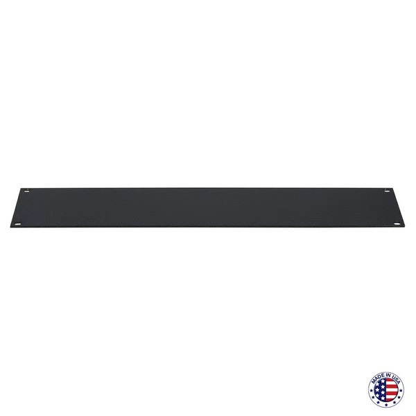 RACK PANEL-BLANK-4U, 1/8IN FLAT ALUMINUM, 6-PAK, TEXTURED BLACK