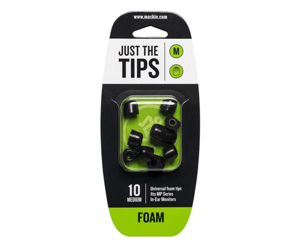 MP SERIES MEDIUM FOAM BLACK TIPS KIT