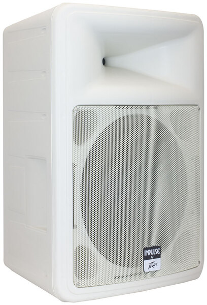 IMPULSE 1015 , 15" PASSIVE 2 WAY SPEAKER 8 OHM WHITE  WEATHER RESISTANT