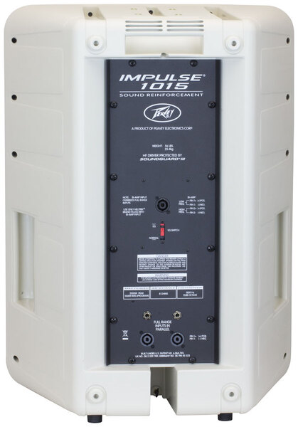 IMPULSE 1015 , 15" PASSIVE 2 WAY SPEAKER 8 OHM WHITE  WEATHER RESISTANT