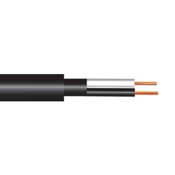 2 CONDUCTORS 10 AWG STRANDED BARE COPPER, PVC INSULATED, UNSHIELDED, PVC JACKETED SPEAKER CABLE