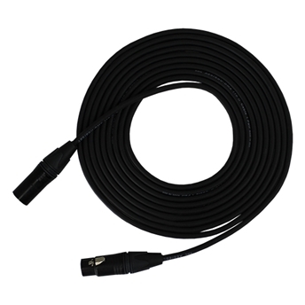 3PIN XLR BLK/GLD DMX CONTROL CABLE NEUTRIK CONNECTOR