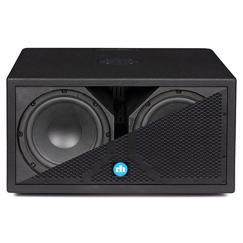 DUAL 8" DIRECT RADIATING SUBWOOFER, WEATHER RESISTANT (IP55), SELF-POWERED, RHAON, DANTE REDUNDANT