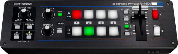 3G-SDI VIDEO SWITCHER / 4 VIDEO CHANNELS & 14 AUDIO MIX CHANNELS / SUPPORTS UP TO FULL HD 1080P