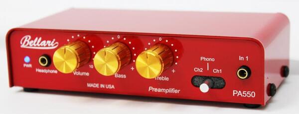 3 CH PREAMPLIFIER WITH 3 SELECTABLE STEREO INPUTS: PHONOGRAPH, RCA,& 3.5MM(1/8") JACK FOR PHONES ETC