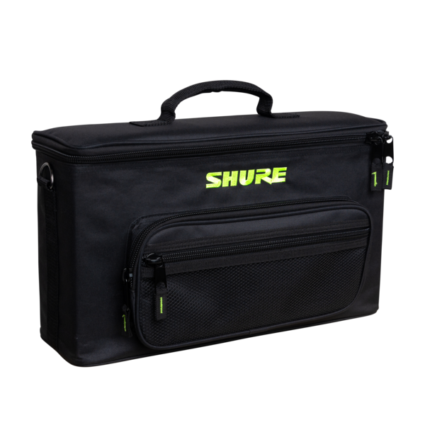 SHURE PADDED CARRYING BAG THAT HOLDS UP TO 2 WIRELESS MIC SYSTEMS