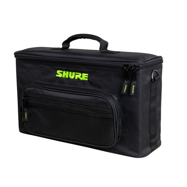 SHURE PADDED CARRYING BAG THAT HOLDS UP TO 2 WIRELESS MIC SYSTEMS
