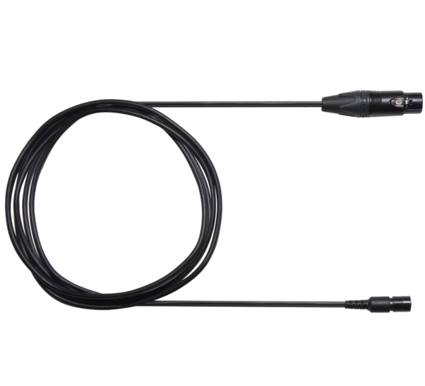 DETACHABLE CABLE WITH NEUTRIK 4 PIN XLR FEMALE CONNECTOR