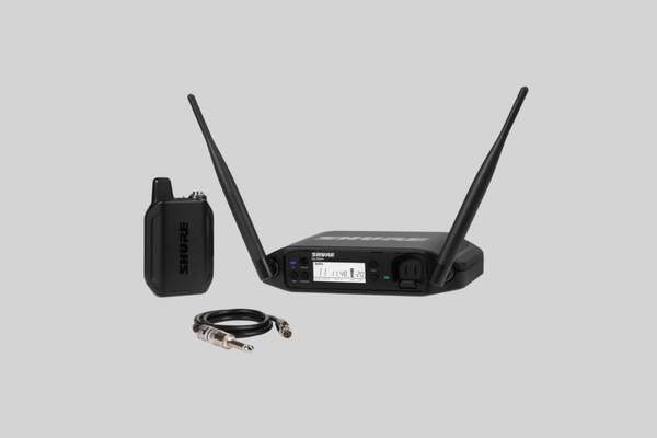 GLXD1+ DUAL BAND BODYPACK SYSTEM - TABLETOP RECEIVER, BELTPACK, AND WA302 INSTRUMENT CABLE