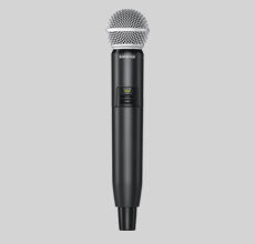 GLX-D+ DIGITAL WIRELESS HANDHELD SYSTEM WITH SM58  VOCAL MICROPHONE