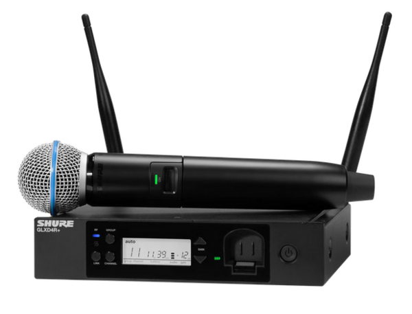 DIGITAL WIRELESS RACK SYSTEM WITH BETA58A HANDHELD VOCAL MICROPHONE