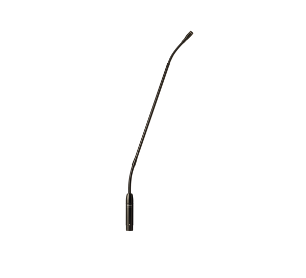 NO CARTRIDGE-18" GOOSENECK CONDENSER MICROPHONE, ATTACHED PREAMP WITH XLR, SHOCK MOUNT,