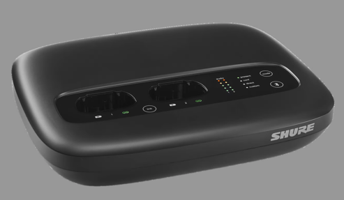 MICROFLEX WIRELESS NEXT 2 COMBINED TABLETOP 2 CHANNEL RECEIVER, CHARGER, AND INTELLIMIX DSP