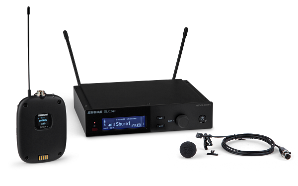 SLX-D+ WIRELESS SYSTEM WITH SLXD1+ BODYPACK TRANSMITTER AND WL93 (BLACK) MINIATURE LAVALIER MIC