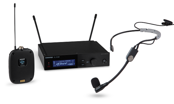 SLX-D+ WIRELESS SYSTEM WITH SLXD1+ BODYPACK TRANSMITTER AND SM35 PERFORMANCE HEADSET MIC