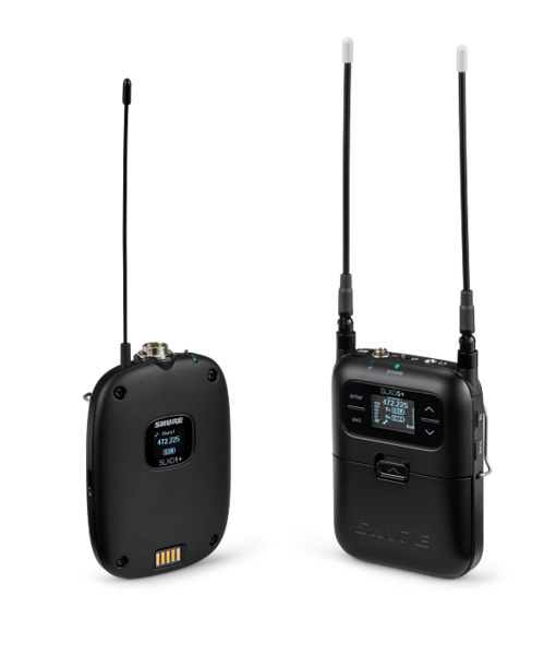 SLX-D+ PORTABLE WIRELESS SYSTEM WITH SLXD1+ BODYPACK TRANSMITTER (NO LAVALIER)