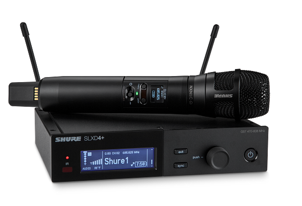 WIRELESS SYSTEM WITH NEXADYNE 8/C HANDHELD TRANSMITTER