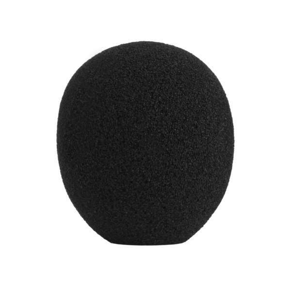 BLACK HIGH PERFORMANCE BALL FOAM WINDSCREEN FOR MICROFLEX GOOSENECK MICROPHONES