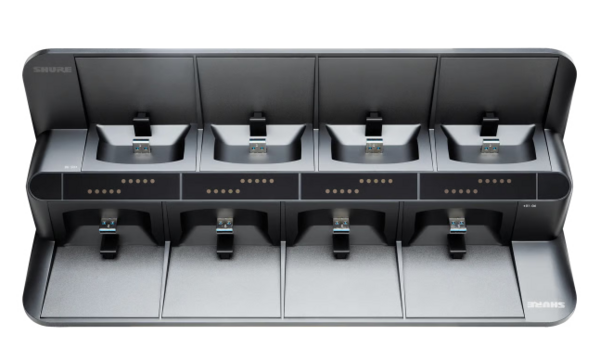 8-BAY NETWORKED CHARGING STATION FOR ULXD6 & ULXD8 TRANSMITTERS, POWER SUPPLY NOT INCLUDED