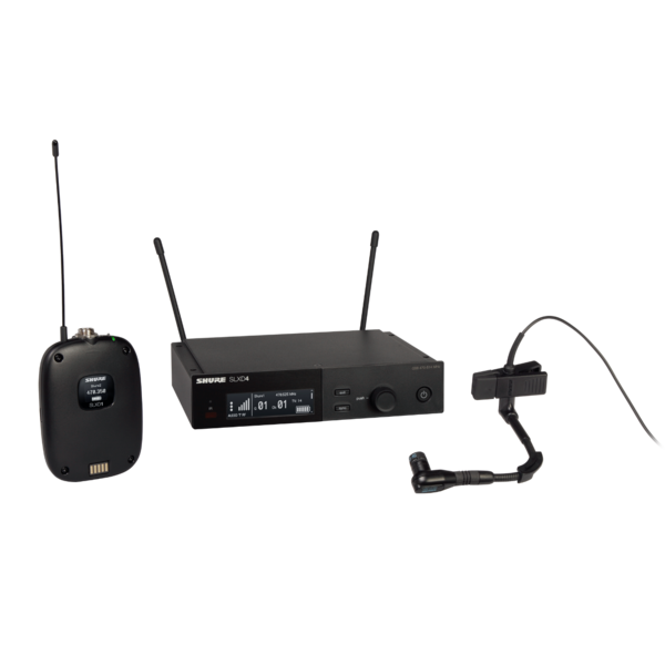 WIRELESS SYSTEM, INCLUDES SLXD1, SLXD4 RECEIVER & BETA 98H/C MINIATURE INSTRUMENT MICROPHONE