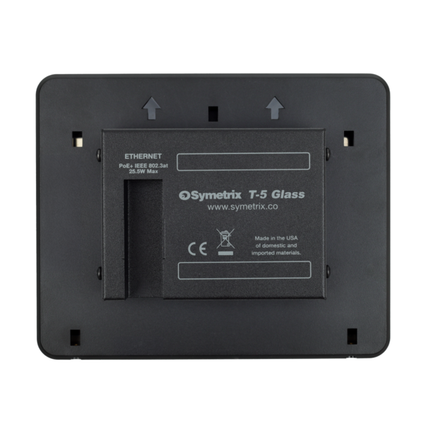 T-5 Glass: 5” Full-glass touchscreen for system control