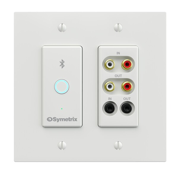 XIO BLUETOOTH RCA 3.5 WHITE:DANTE I/O ENDPOINT, BT MEDIA IN, BT PHONE I/O, STEREO RCA & 3.5 I/O